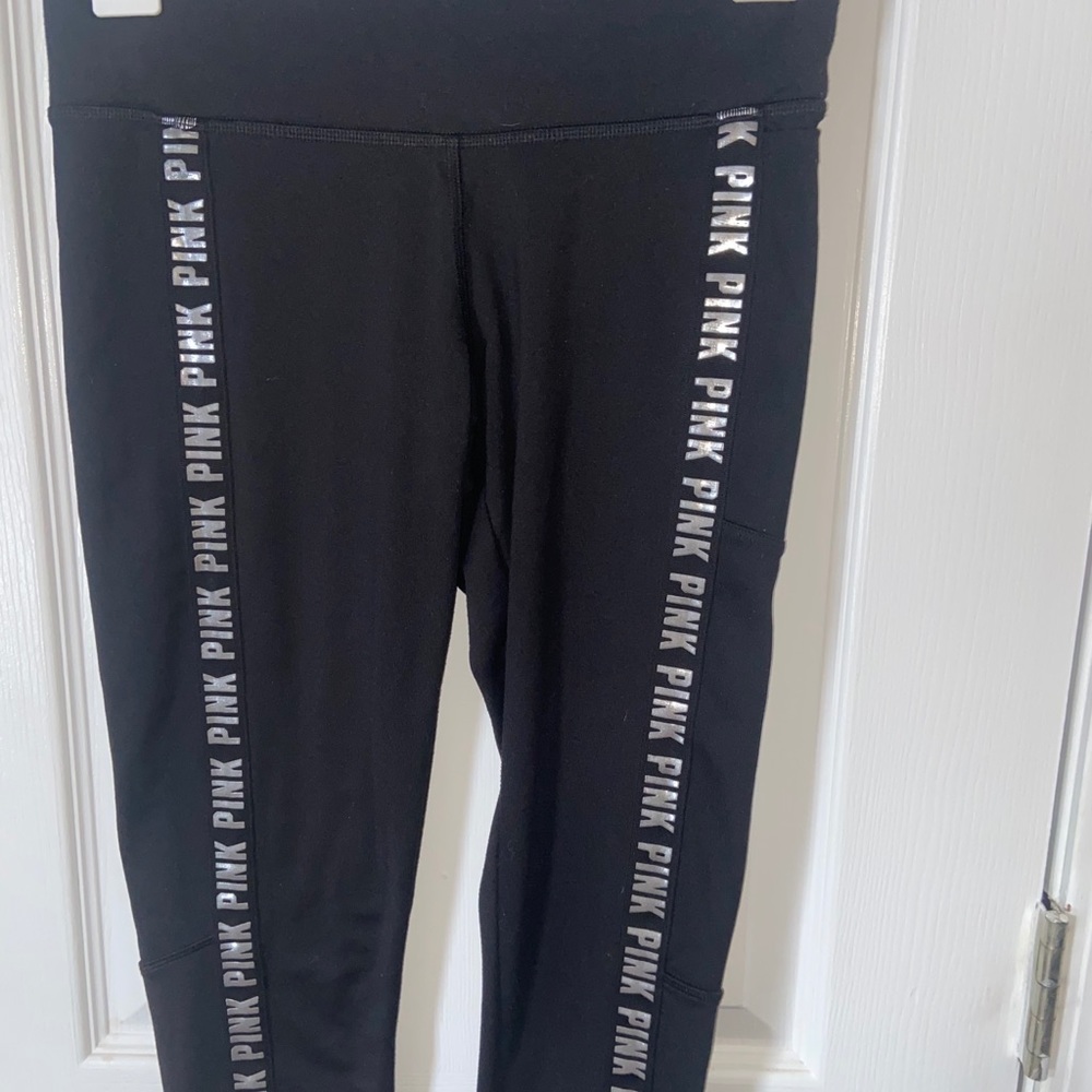 Pink cozy leggings